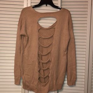 Express | Multiple rips on back sweater